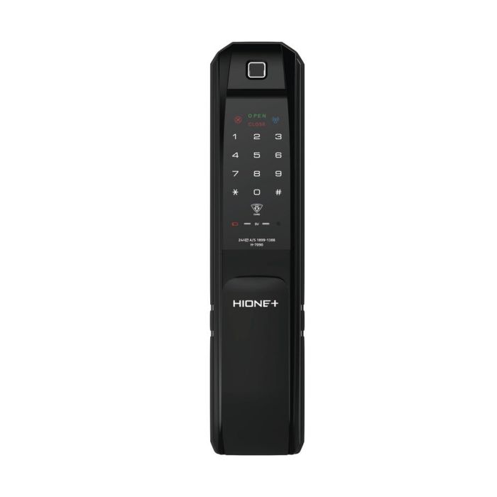 Cerradura inteligente H-7090SKK push pull negro