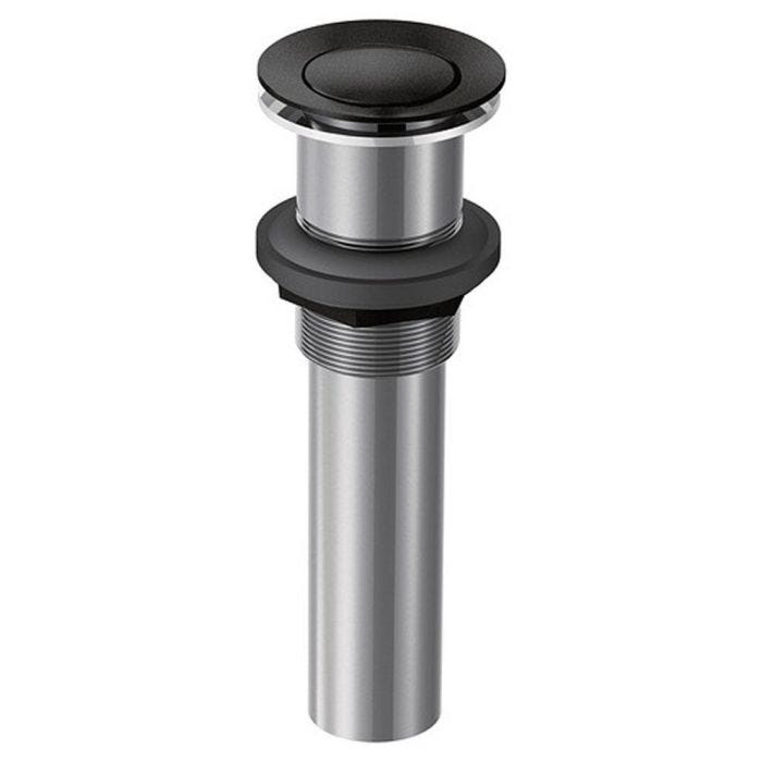 Desagüe Sistema Pusch para Lavabo Negro Mate