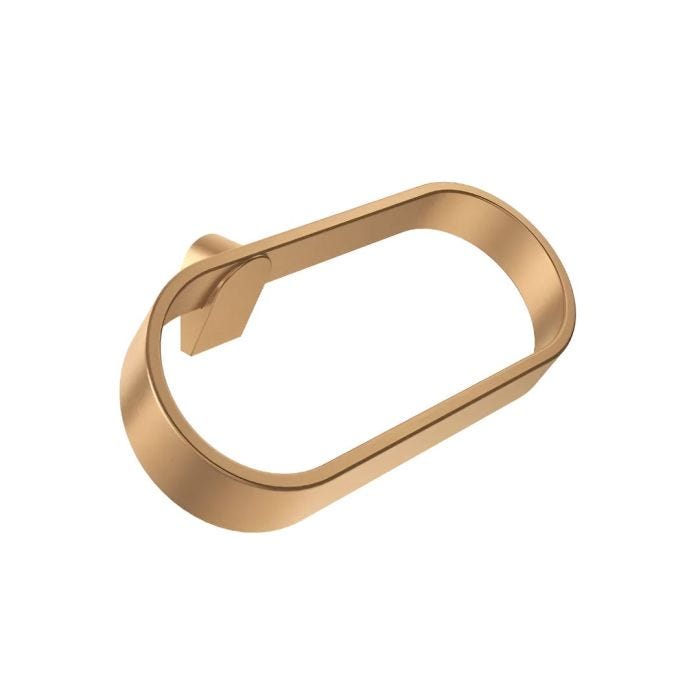 Toallero Berat  de argolla dorado bronceado