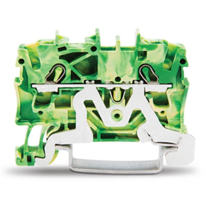 Clema de Tierra WAGO 2002-1207 TOPJOB S 2.5 mm2 Verde-Amarilla