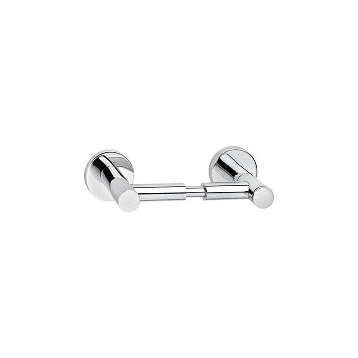 Portapapel Clásica II para baño cromo con tubo antirrobo