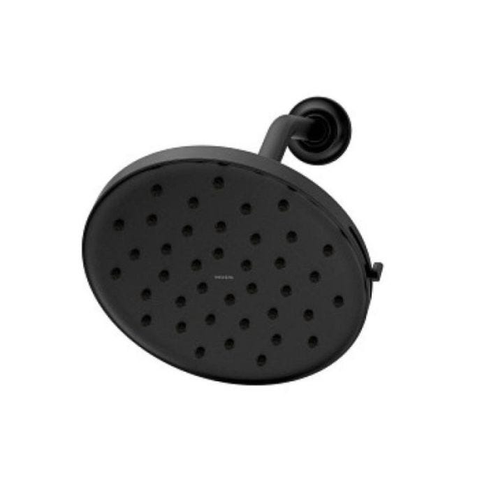 Regadera Cebolleta T/Lluvia LPM Negro Mate