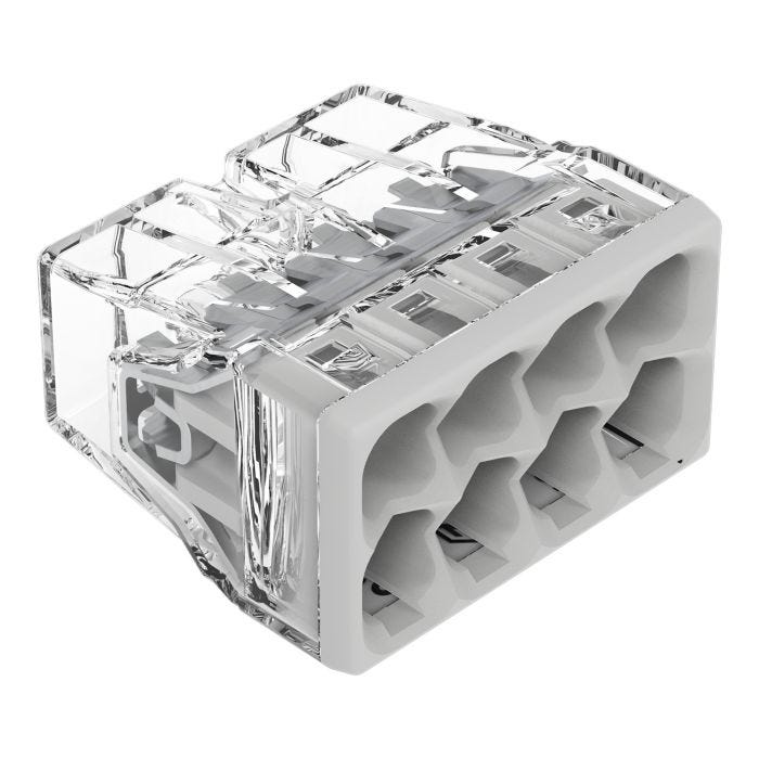 Conector de Empalme a Presión WAGO 2273-208 8 Polos 0.5-2.5 mm² Conductor Rígido