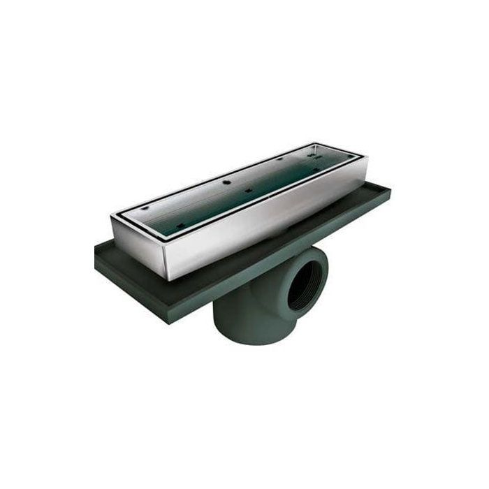 Coladera de una boca para piso rectangular