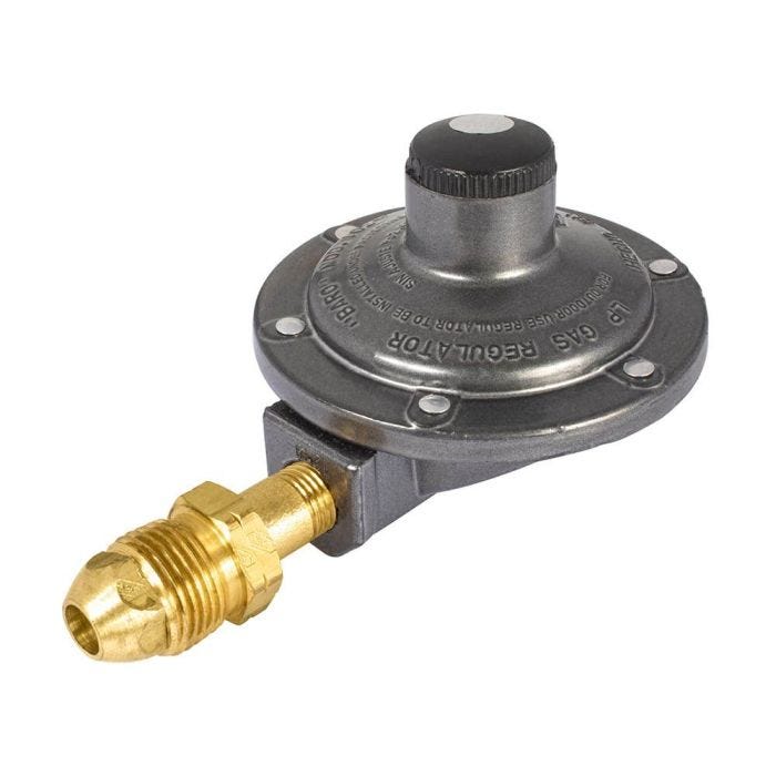 Regulador gas L.P. baja presión para 1 cilindro mod. REG102 PPR1