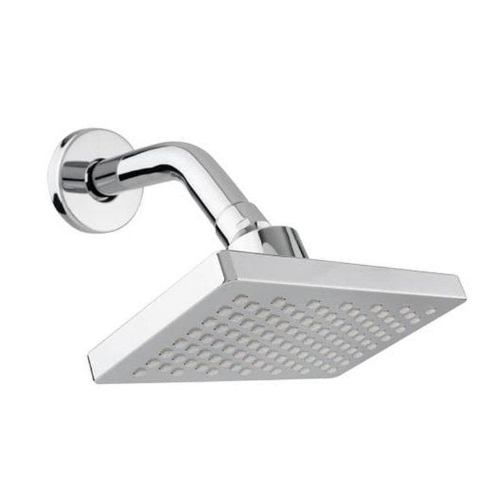 Regadera Rectangular con Bzo y Chap Cromo URREA