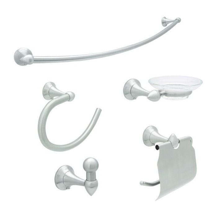 Juego de accesorios Clasica para baño acero inoxidable