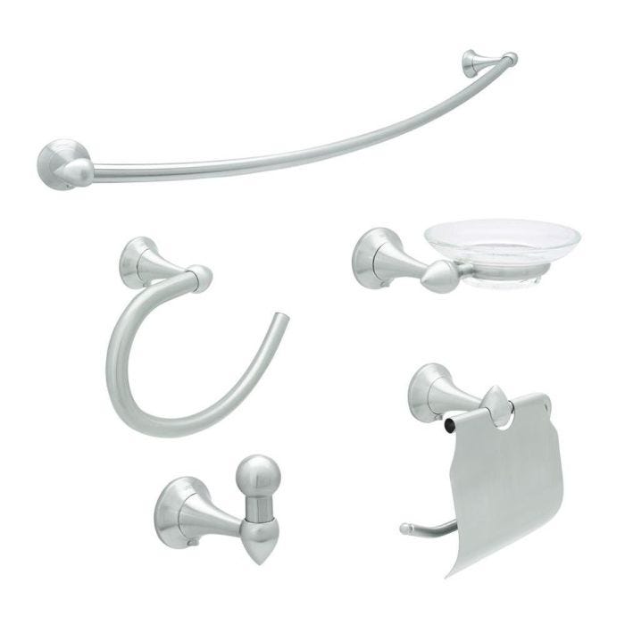 Juego de accesorios Clasica para baño cromo