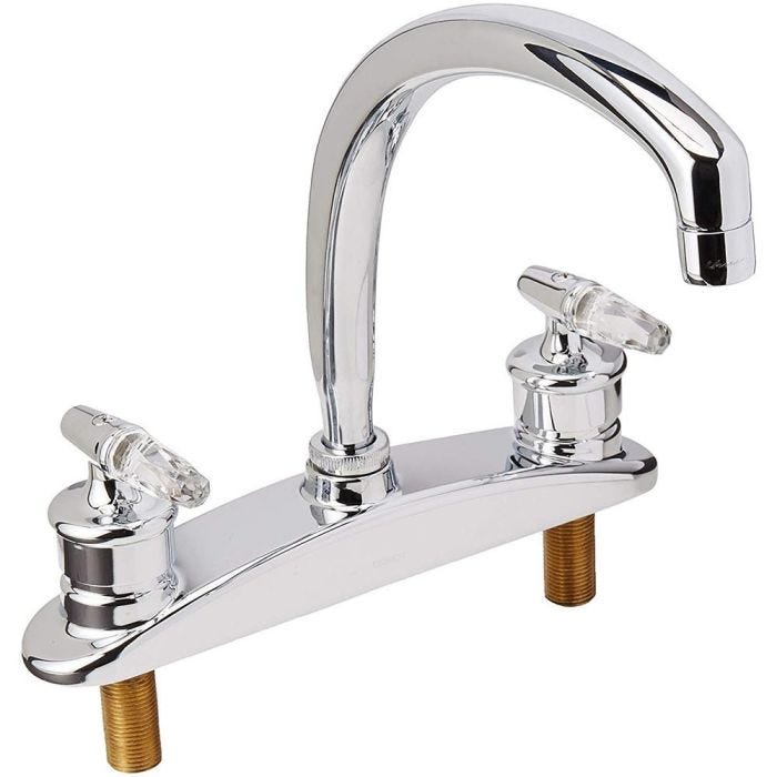 Mezcladora para cocina cromo 8"