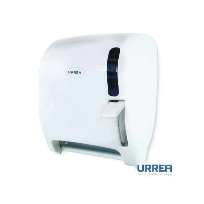 Dispensador de Toalla en Rollo ABS Blanco con Palanca Urrea