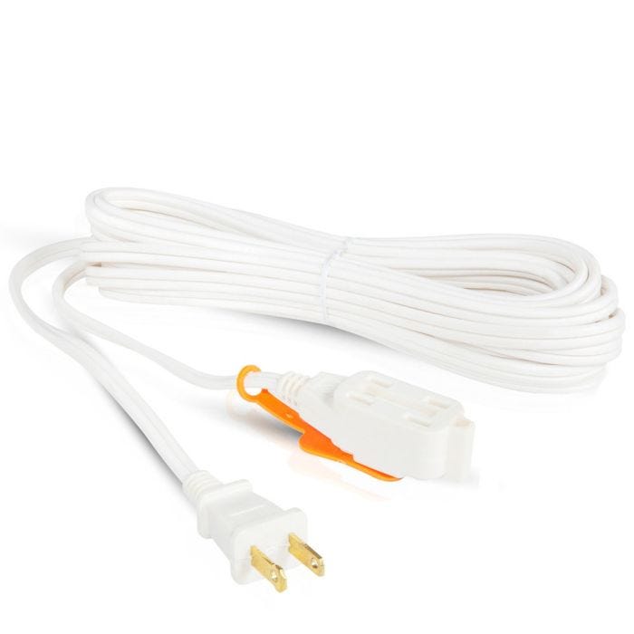 Extensión Eléctrica Profesional Blanca IUSA, 16 AWG