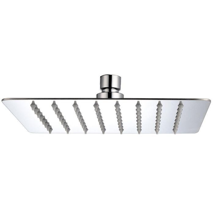 Regadera cuadrada cromo 8" — Dica