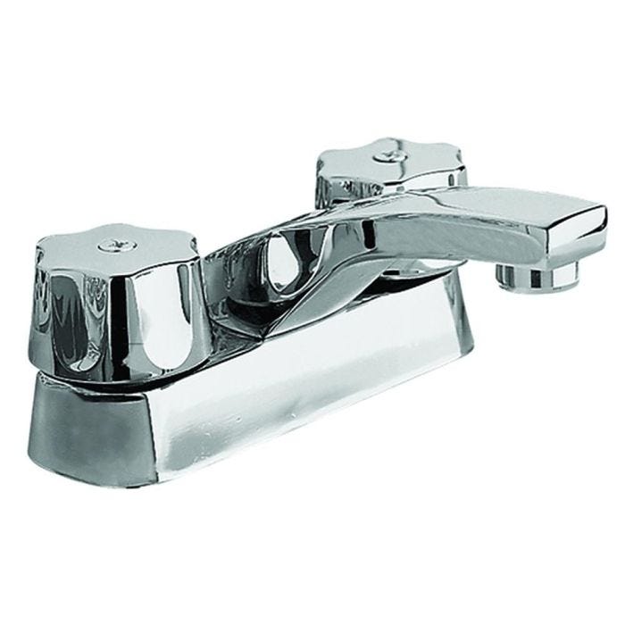 Mezcladora Clásica para lavabo cromo 4" vástago ascendente 46Q