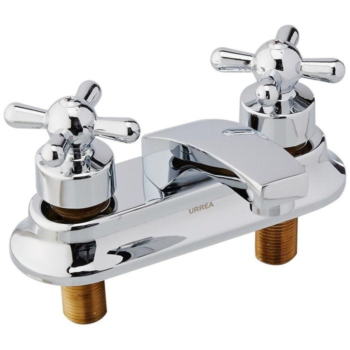 Mezcladora Clásica para lavabo cromo 4" vástago ascendente 59CN