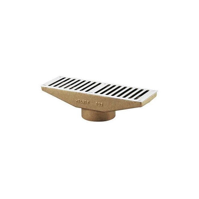 Rebosadero rectangular para pasillo