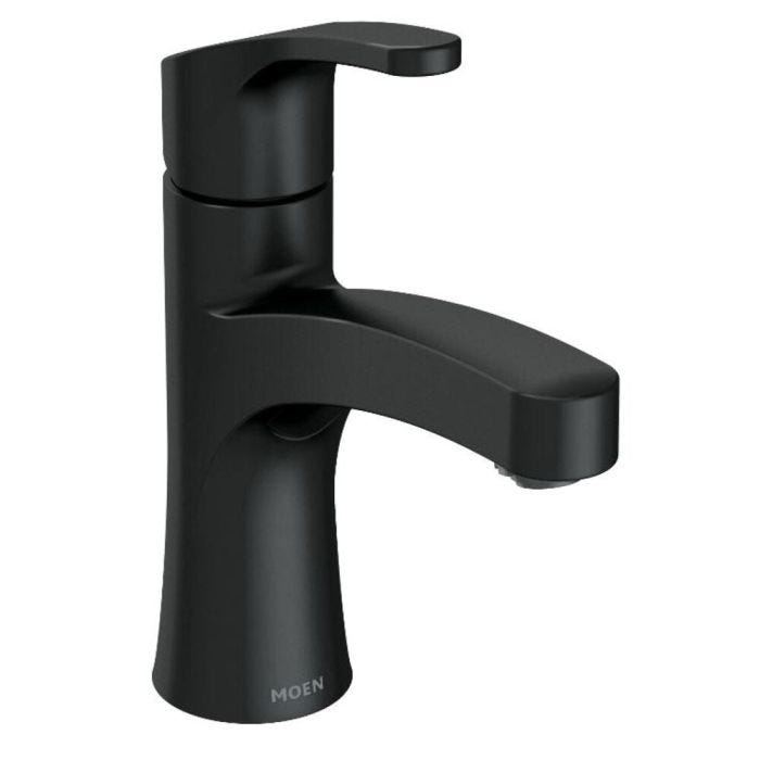 Monomando para lavabo Danika negro mate