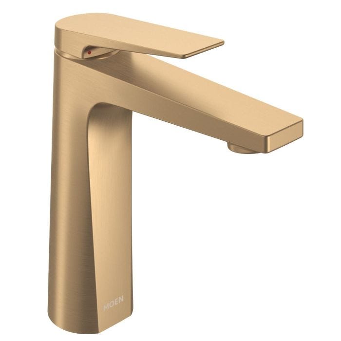 Monomando para Lavabo Push Button Oro/Bronce Moen