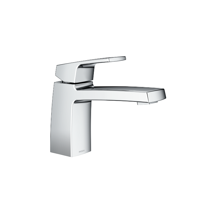 Monomando para lavabo de arco bajo cromo
