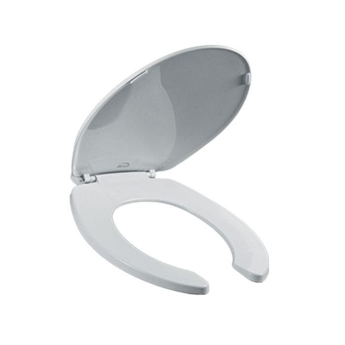 Asiento Redondo Blanco Bisagras Ajustables 75AR