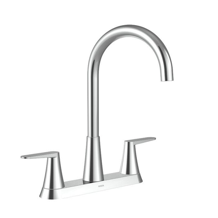 Mezcladora de Dos Manerales para Cocina 8" Crisan Acabado Cromo Moen