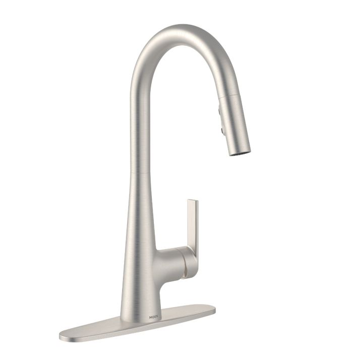 Monomando para Cocina con Rociador Extraíble Iriza Acabado Acero Inoxidable Moen