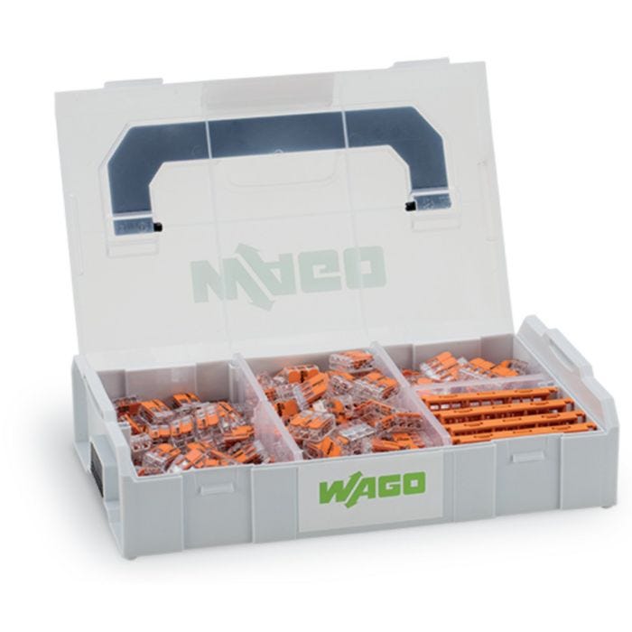 Kit de Conectores WAGO 887-952 Serie 221 L-BOXX Mini 229 Piezas hasta 4 mm²