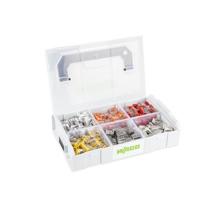 Kit de Conectores WAGO 887-954 Serie 2773 L-BOXX Mini 380 Piezas hasta 4 mm²