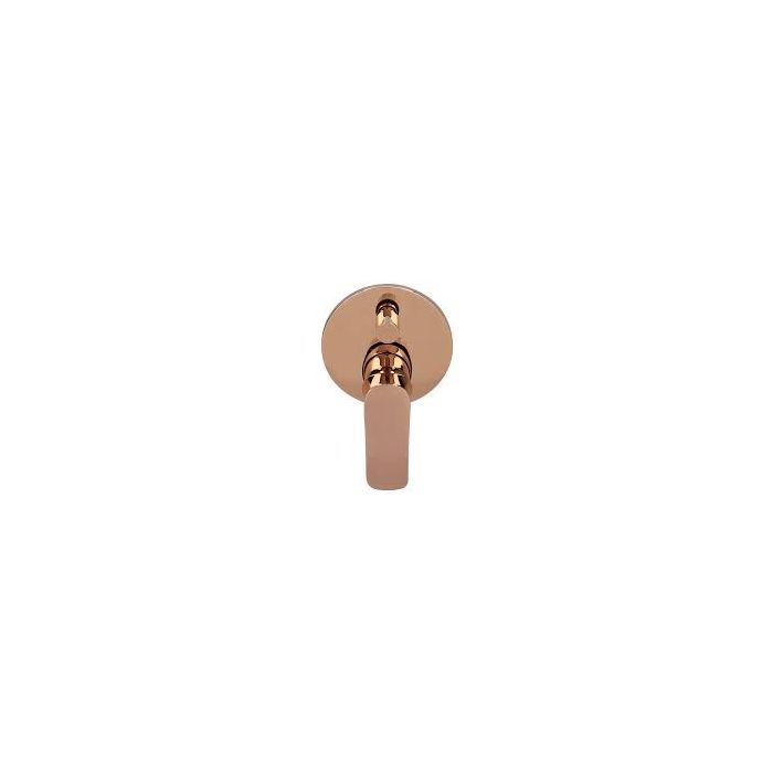 Monomando para regadera sencillo Cassia Rose Gold