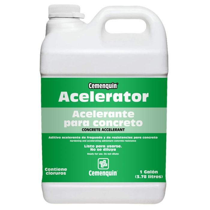 Acelerante para Concreto Acelerator 1 Galón Cemenquin