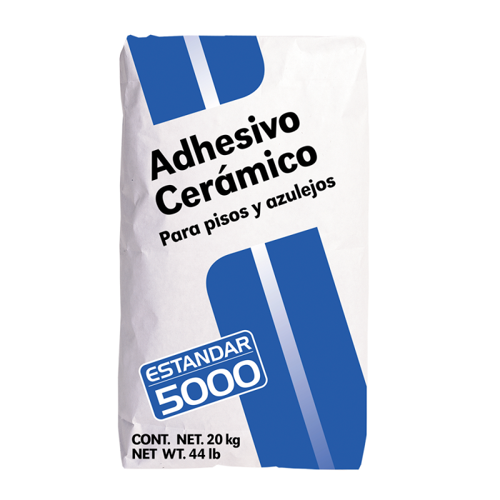 Adhesivo cerámico estándar 5000 gris 20 kg