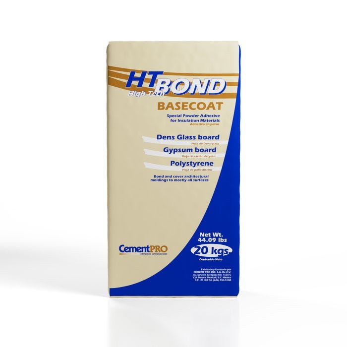 Adhesivo HT Bond Basecoat Gris 20 kg CementPRO