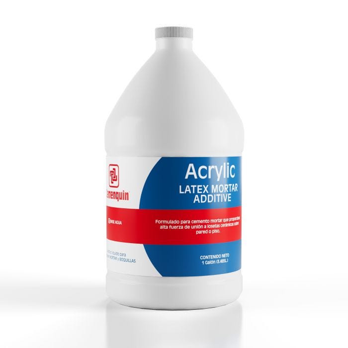 Aditivo Acrylic Latex para Mortero 1 Galón Cemenquin