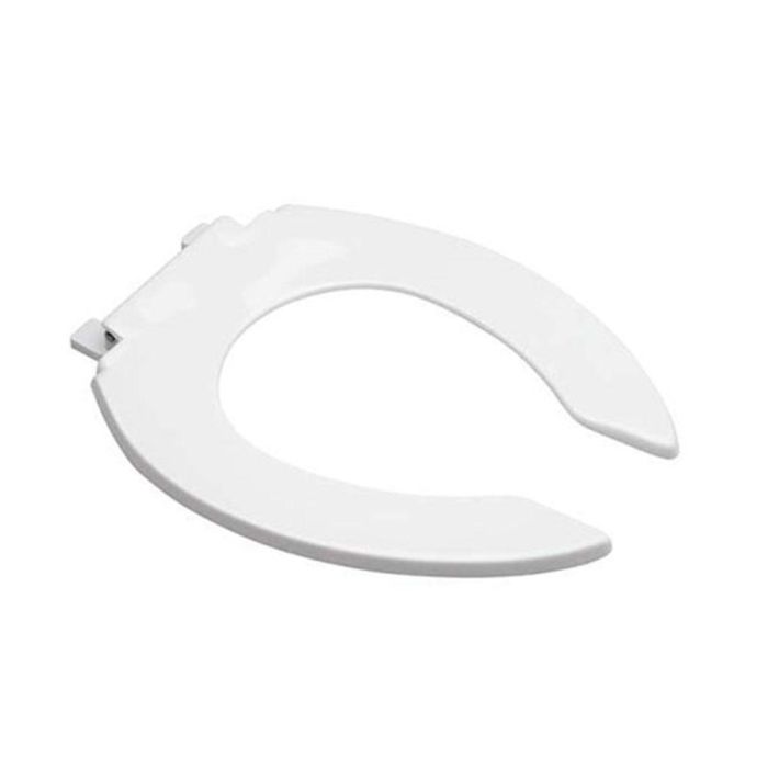 Asiento Antibacterial alargado para taza con fluxómetro, sin tapa Helvex