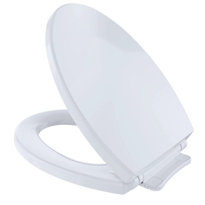 Asiento Alargado con Tapa SoftClose SS114 Blanco Algodón TOTO