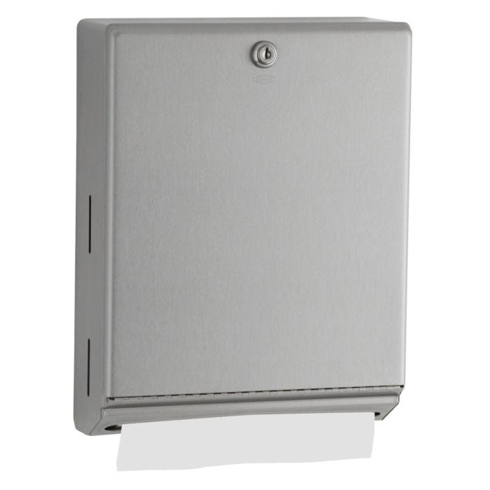 Dispensador de Toallas de Papel Acabado Acero Inoxidable Satinado Bobrick