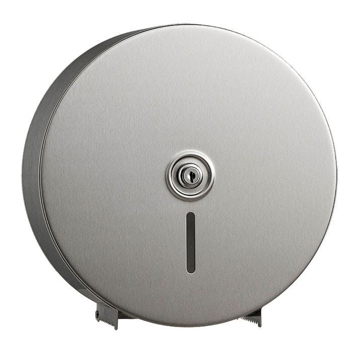 Dispensador de Papel Higiénico Jumbo Acabado Acero Inoxidable Satinado Bobrick