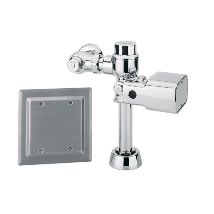 Fluxómetro de sensor electrónico para wc cromo 32 mm