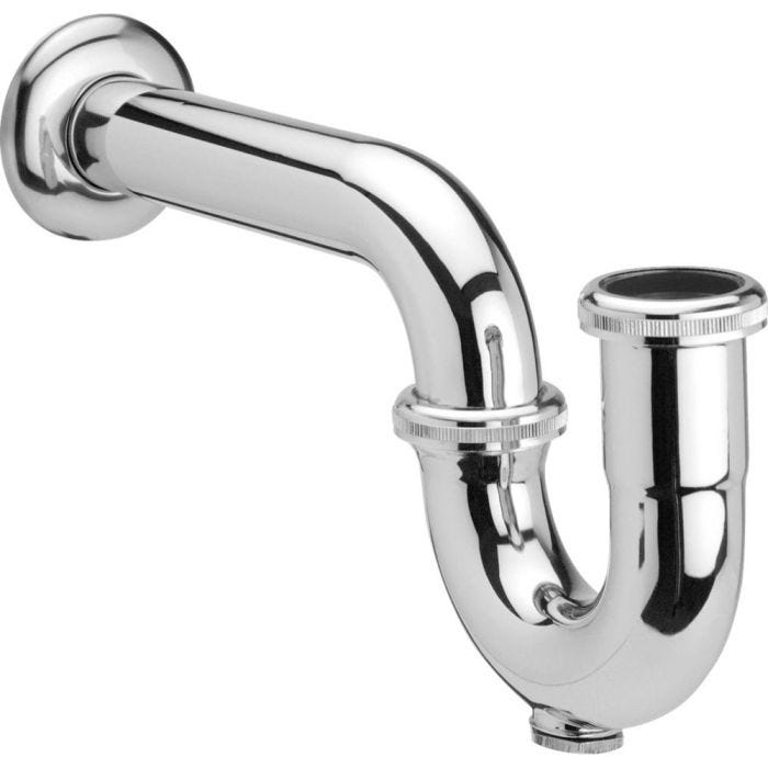 Cespol con Registro para Lavabo Cromo sin Contra