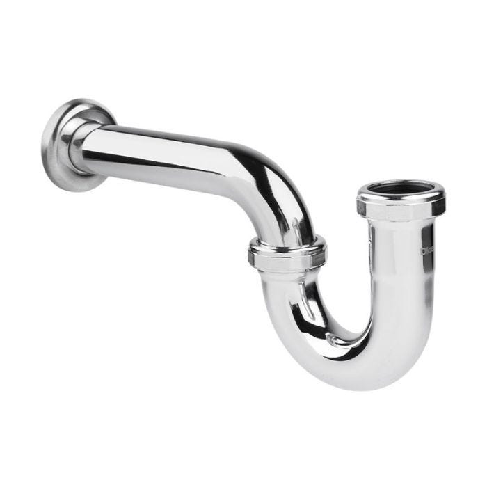 Céspol Tipo P de Latón sin Contra para Lavabo Cromo Dica