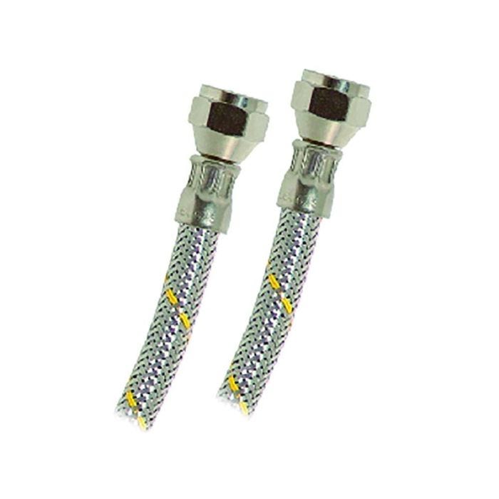 Manguera flexible para gas acero inoxidable 3/8" x 3/8" — 3 m