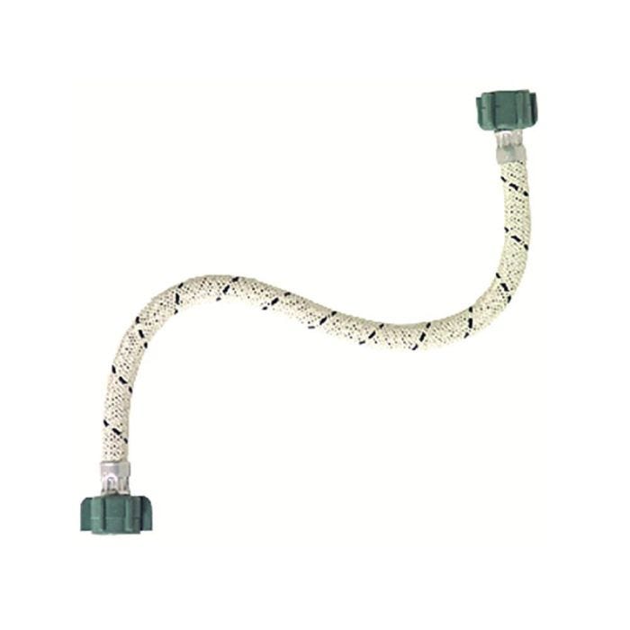 Manguera Flexible para Agua Vinilo Blanco 1/2" X 1/2" 55 cm