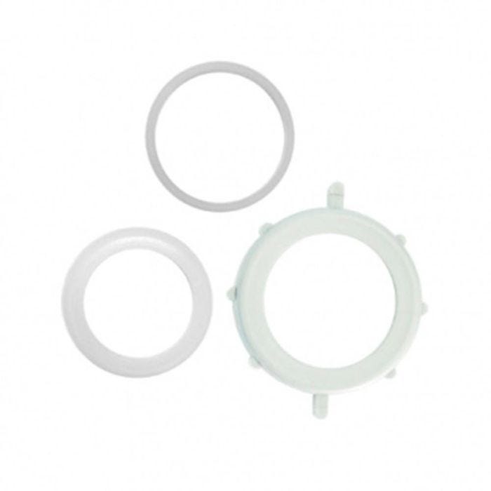 Kit de repuesto para trampa de lavabo/fregadero blanco
