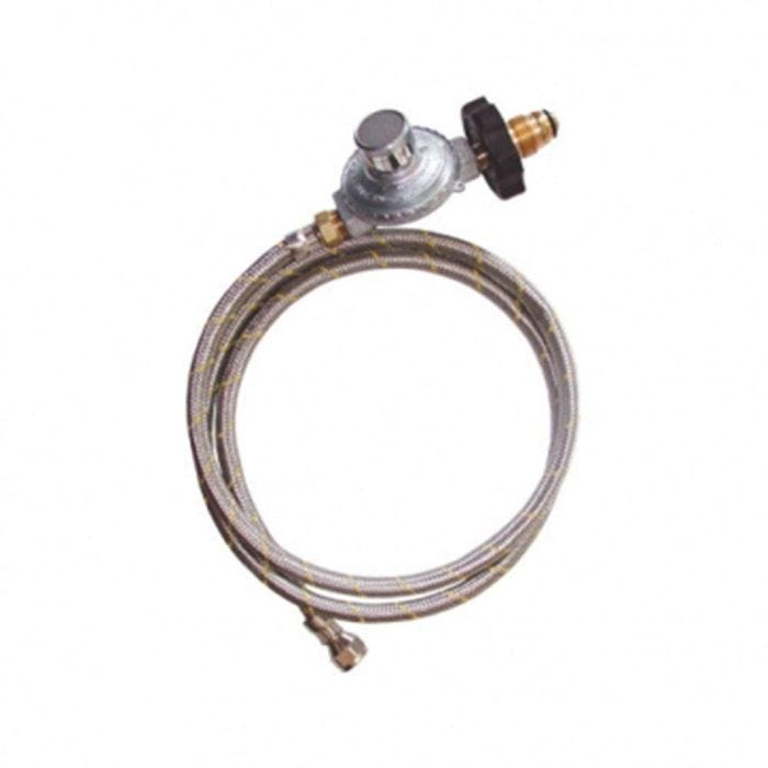 Paquete de instalación para gas lp acero inoxidable 3/8"