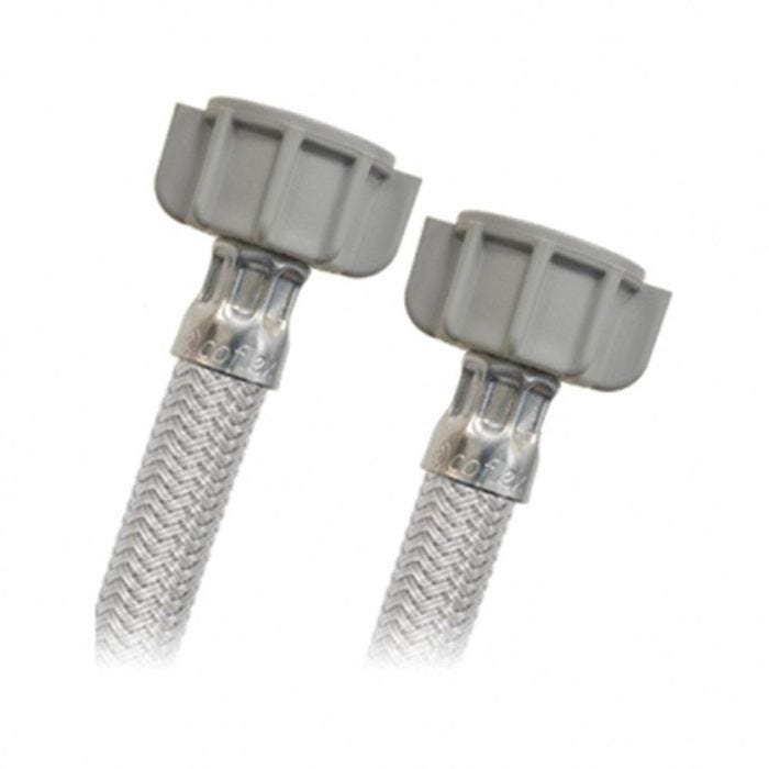 Manguera Flexible para Agua 1/2" X 1/2" X 1/2" 100 cm
