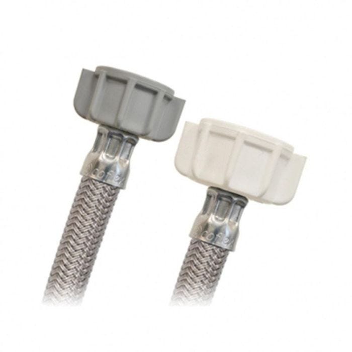 Manguera Flexible para Agua 1/2" A.M. X 7/8" A.M. — 35 cm