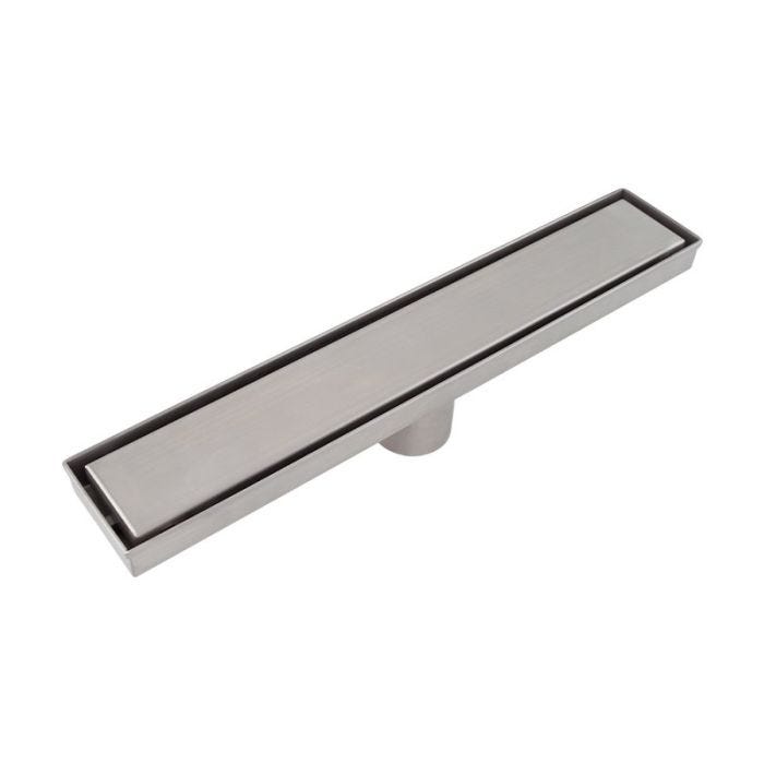 Coladera Lineal Doble Vista 40 cm Acero Inoxidable Satinado Dica