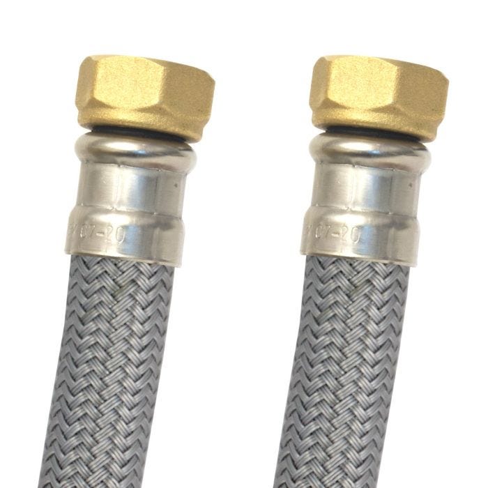 Conector Flexible para Boiler Vinilo 1/2" FIP x 1/2" FIP 80 cm Coflex