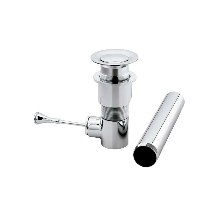 Contra de Desagüe Automático para Lavabo sin Rebosadero Cromo Helvex