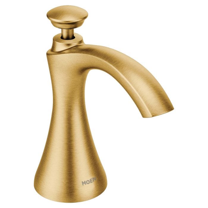 Dispensador de Jabón para Tarja Transitional Oro Cepillado Moen