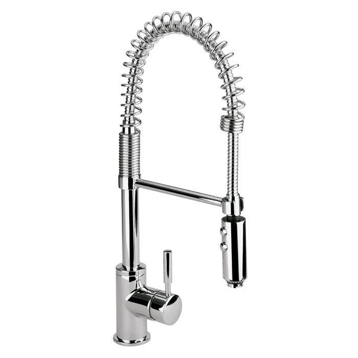 Monomando Gourmet con sistema anticalcáreo para fregadero cromo